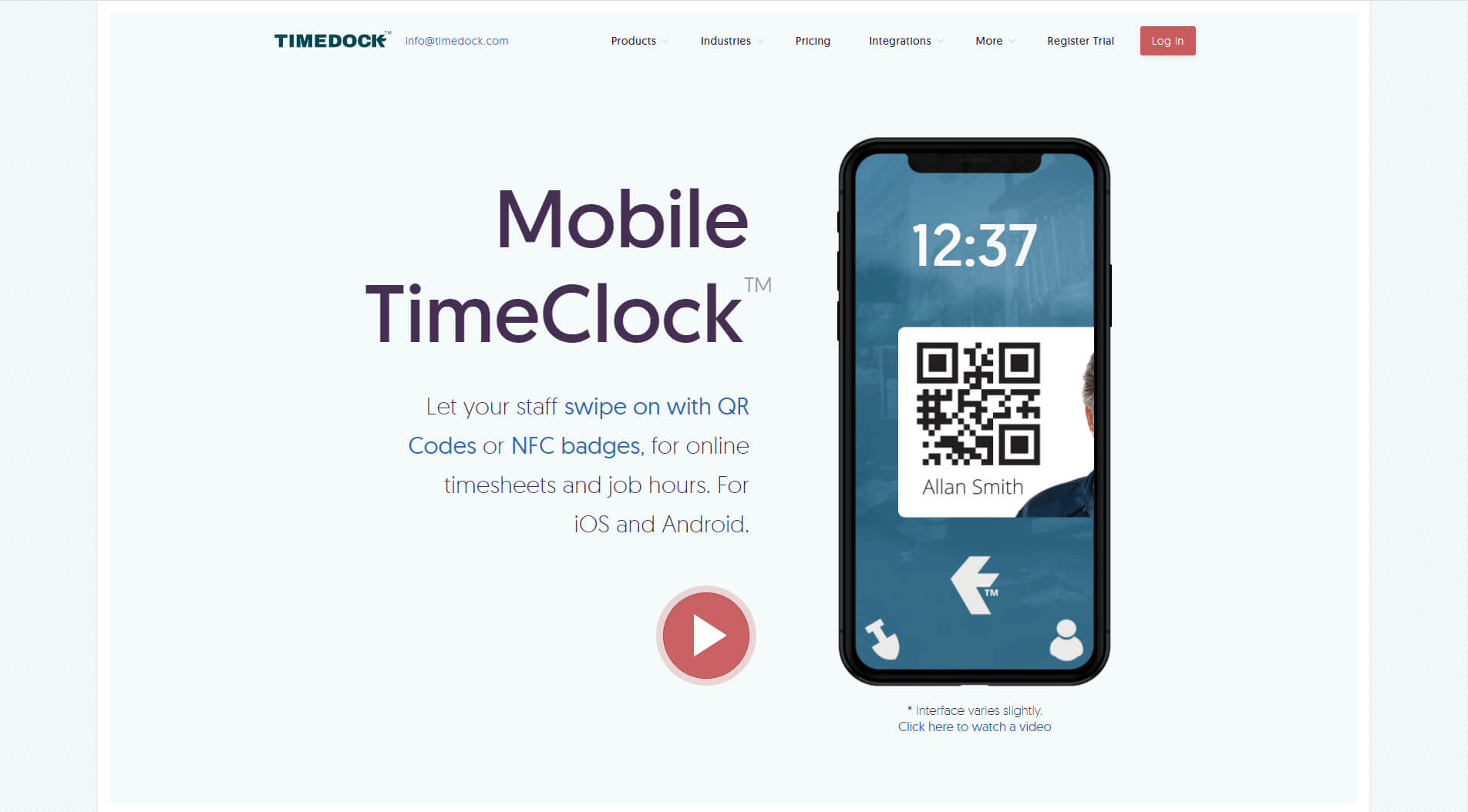 free mobile time clock app